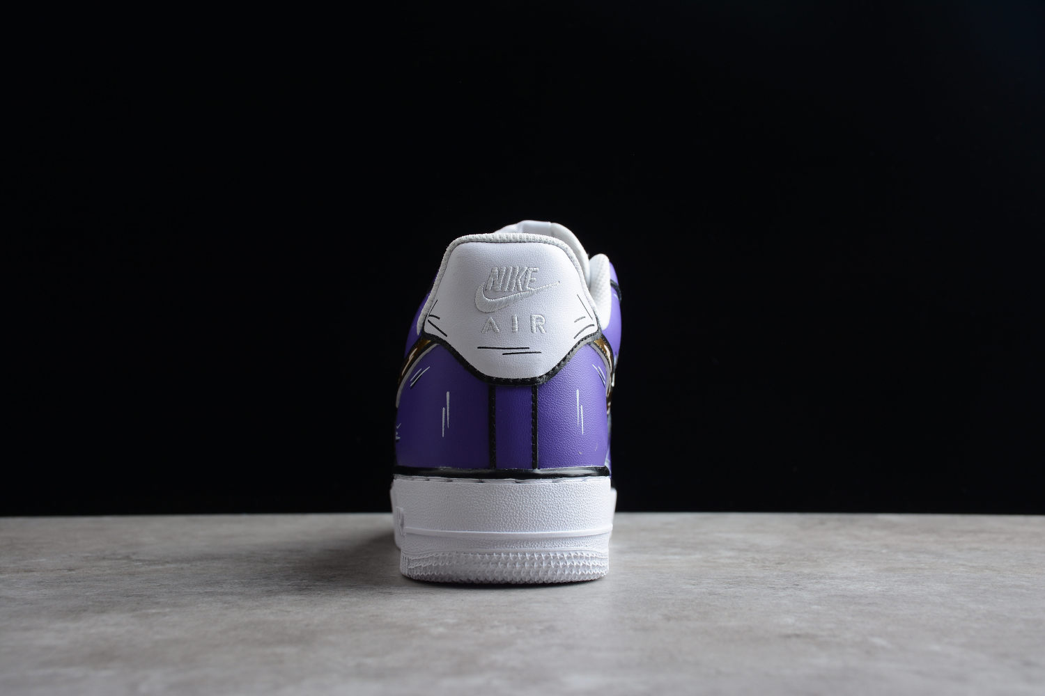 Nike Air Force 1 07 Purple Gold White CW2288-216