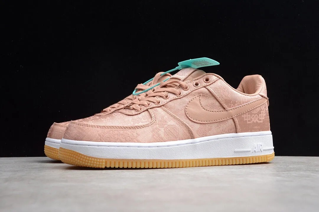 Nike Air Force 1 Low CLOT Rose Gold Silk (Regular Box) CJ5290-600