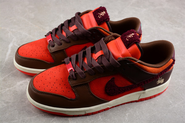 Nike Dunk Low Retro PRM Year of the Rabbit Light Crimson (2023) FD4203-661