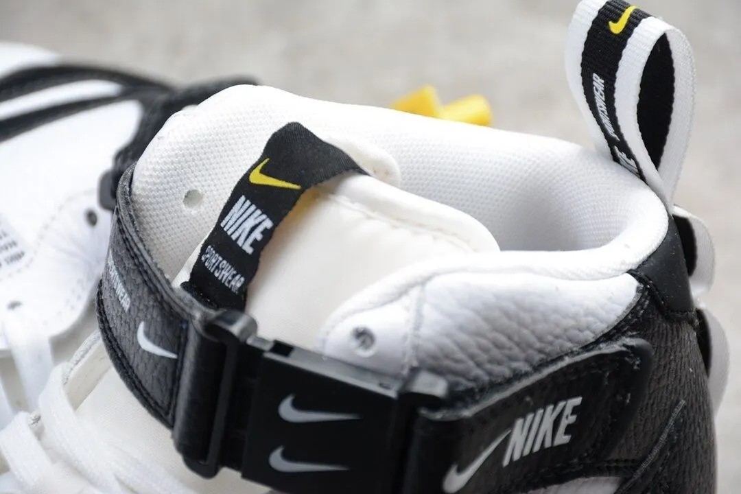 Nike Air Force 1 Mid Utility White Black 804609-103