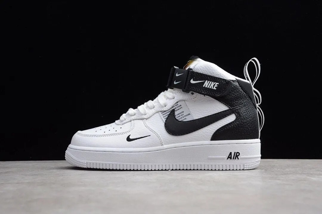 Nike Air Force 1 Mid Utility White Black 804609-103