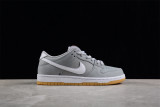 Nike SB Dunk Low Pro ISO Orange Label Wolf Grey Gum DV5464-001