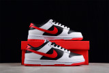 Nike Dunk Low Retro White Black University Red FD9762-061