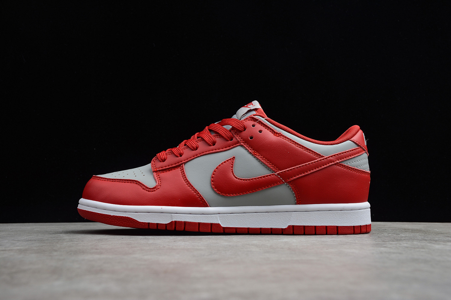 Nike Dunk Low Retro Medium Grey Varsity Red UNLV (2021) DD1391-002