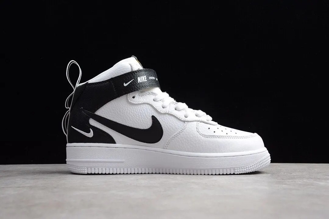 Nike Air Force 1 Mid Utility White Black 804609-103