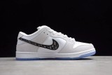 Dior x Nike SB Dunk Low Pro Wolf Grey White-Sail 2020 BQ6817-002