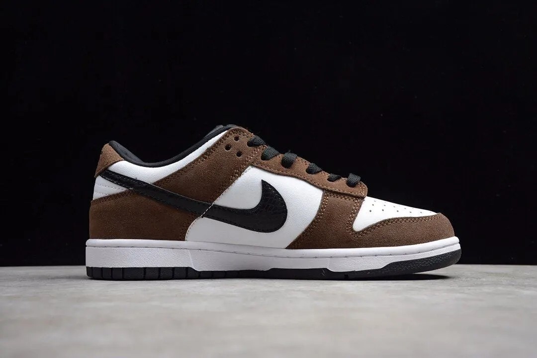 Nike SB Dunk Low White Black Trail End Brown 304292-102
