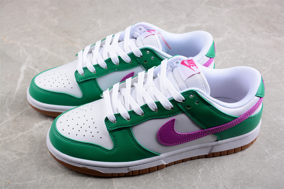 Nike Dunk Low White Stadium Green Fuchsia (W) FD9922-151