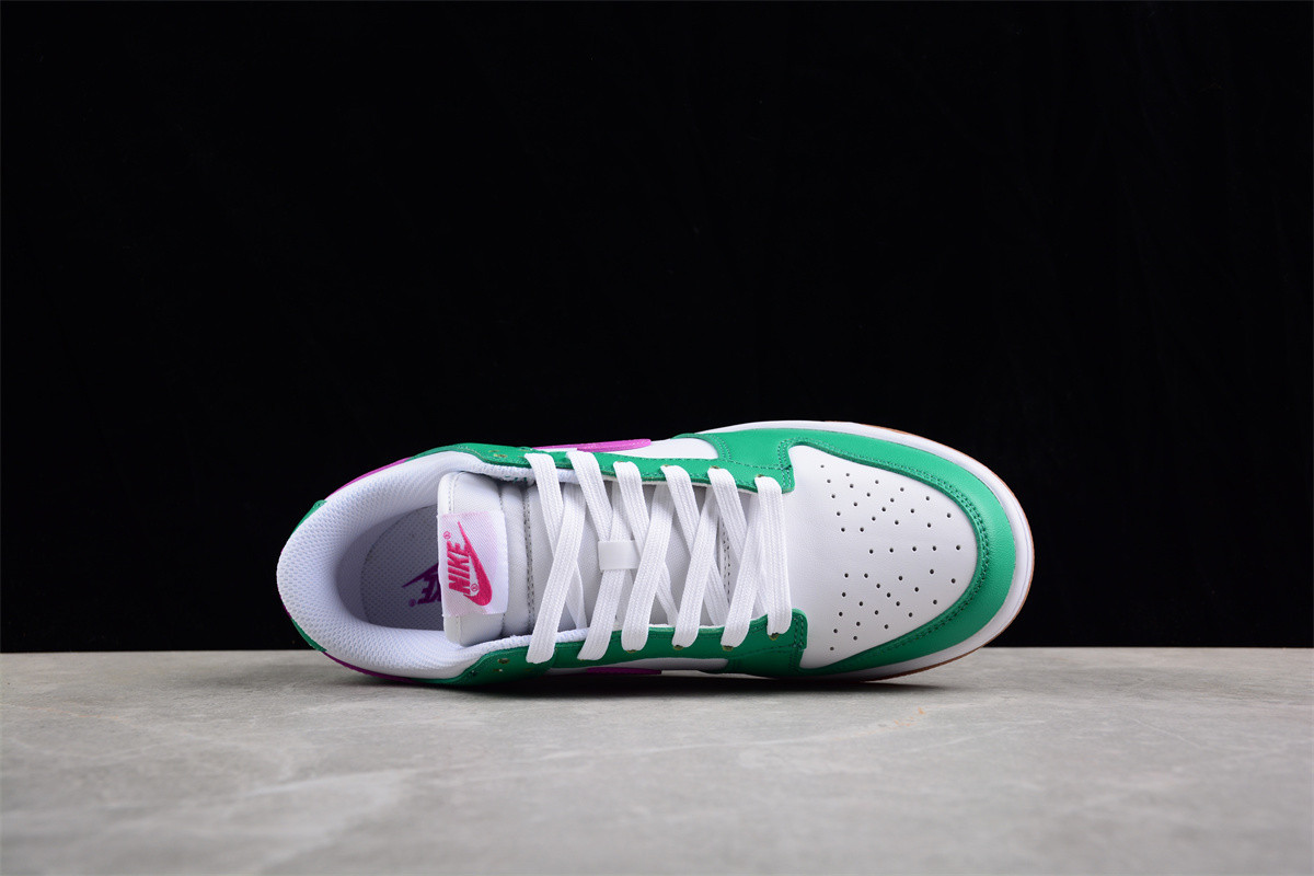 Nike Dunk Low White Stadium Green Fuchsia (W) FD9922-151