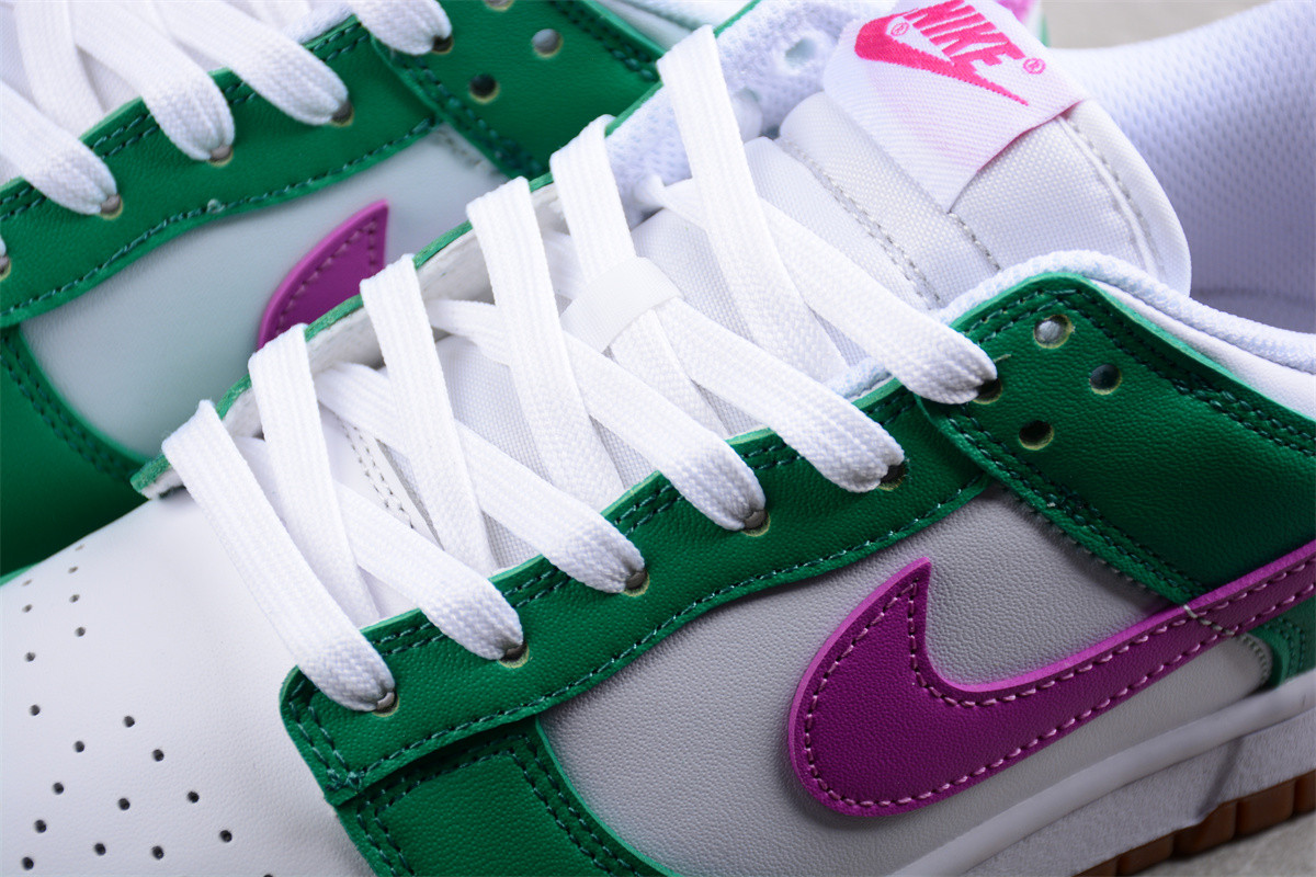Nike Dunk Low White Stadium Green Fuchsia (W) FD9922-151