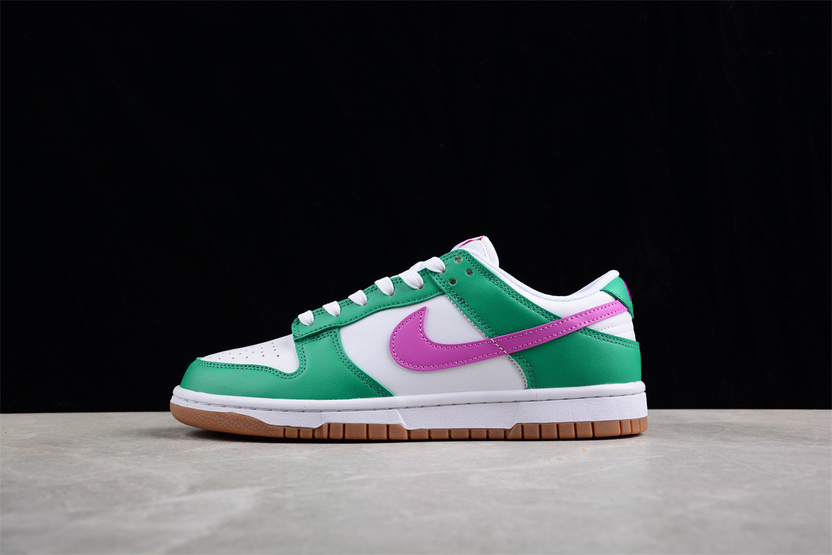 Nike Dunk Low White Stadium Green Fuchsia (W) FD9922-151