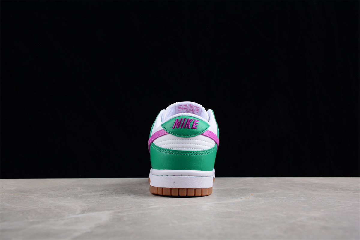 Nike Dunk Low White Stadium Green Fuchsia (W) FD9922-151