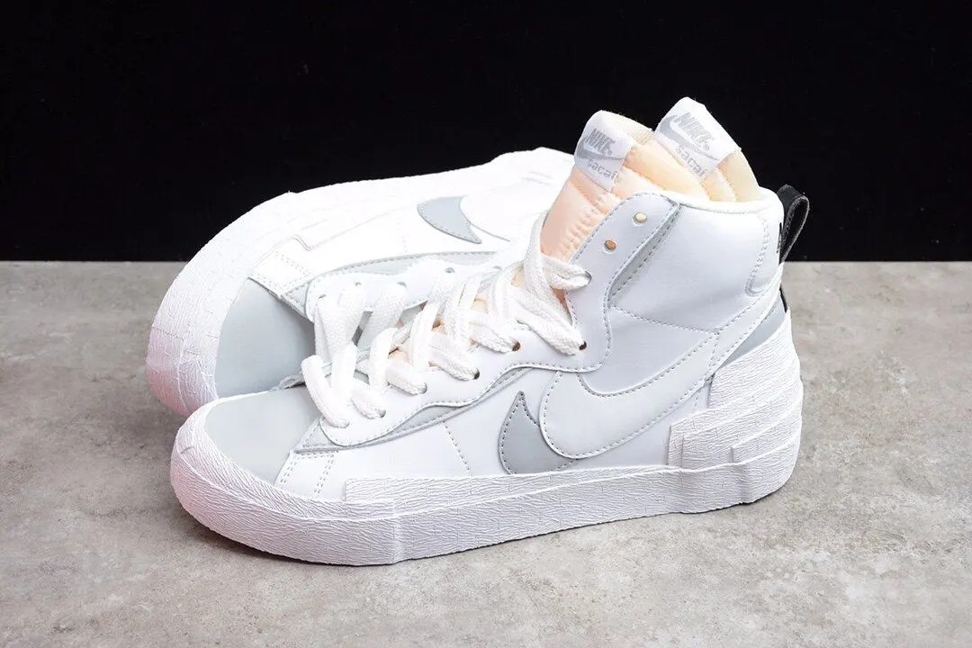 Nike Blazer Mid sacai White Grey BV0072-100