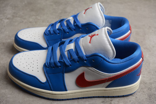 Jordan 1 Low Sport Blue Gym Red (W) DC0774-416