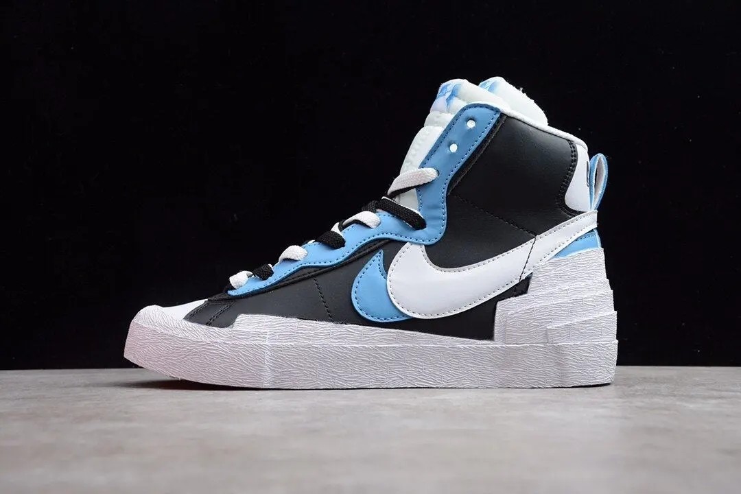 Nike Blazer Mid sacai White Black Legend Blue BV0072-001