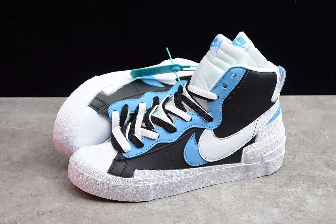 Nike Blazer Mid sacai White Black Legend Blue BV0072-001