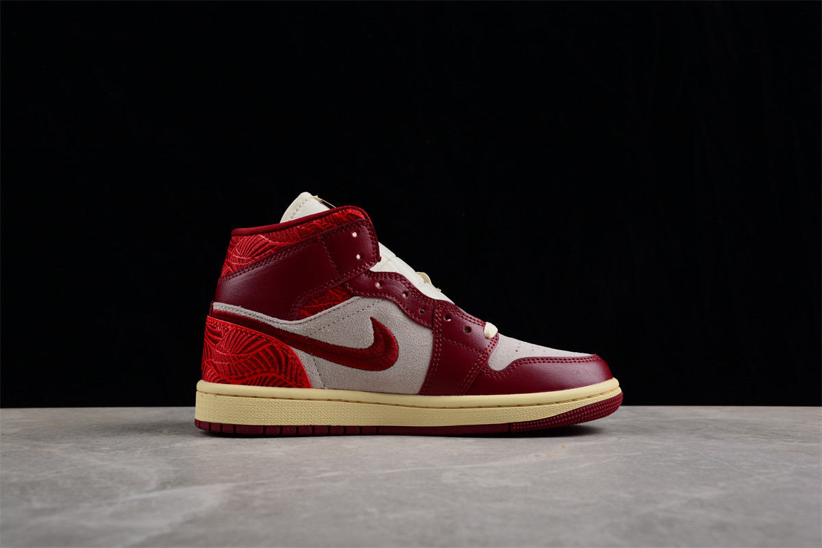 Air Jordan 1 Mid GS  Tiki Leaf   DV1336-800