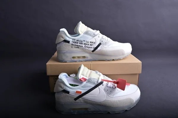 Nike Air Max 90 OFF-WHITE “All White”  AA7293-100