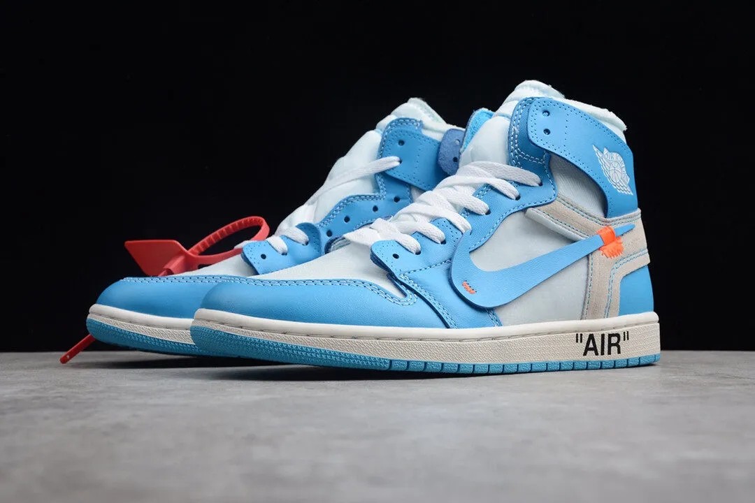 Jordan 1 Retro High Off-White University Blue AQ0818-148