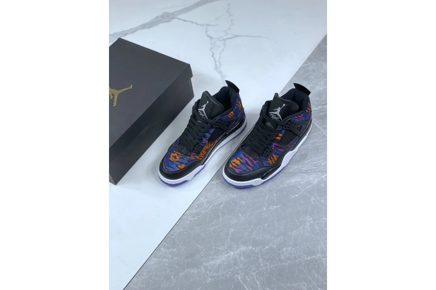 Jordan 4 Retro Black Rush Violet BQ9043-005