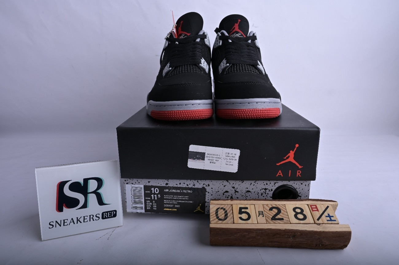 Jordan 4 Retro Bred (2019) 308497-060