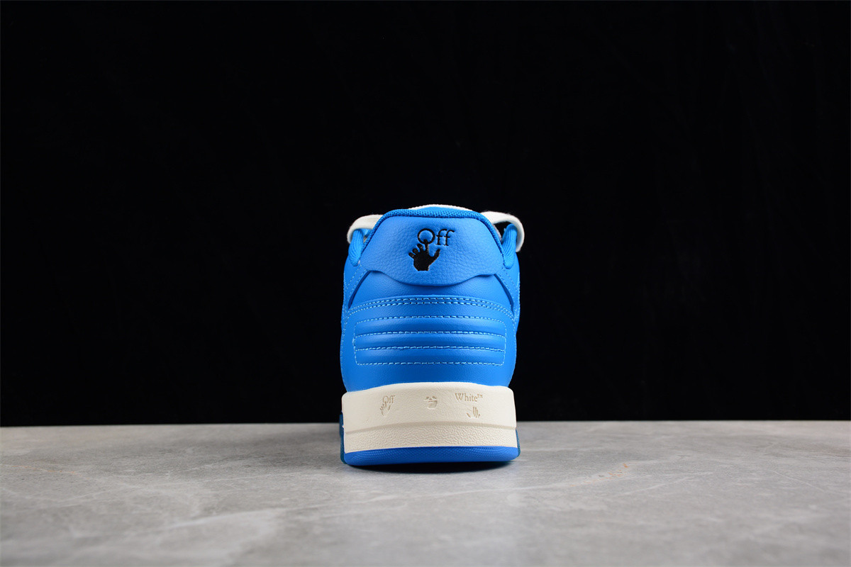 OFF-WHITE Out Of Office OOO Low Tops White Blue (FW22) OMIA189F22LEA0014501