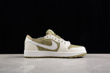 Jordan 1 Retro Low Golf Travis Scott Neutral Olive FZ3124-200