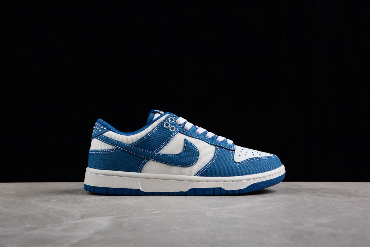 Nike Dunk Low Industrial Blue Sashiko DV0834-101