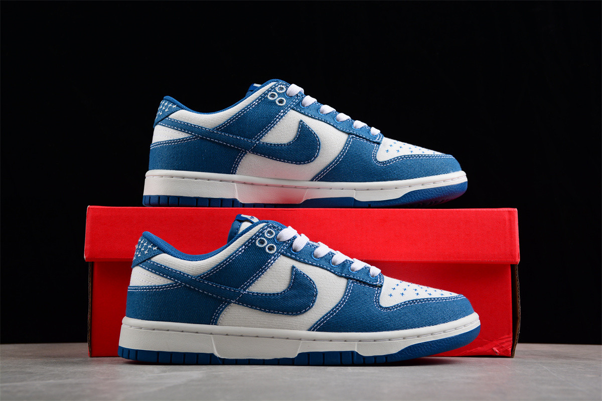 Nike Dunk Low Industrial Blue Sashiko DV0834-101