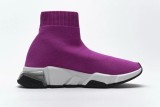 Bal*nci*ga Speed Clear Sole Sneaker Fuchsia White