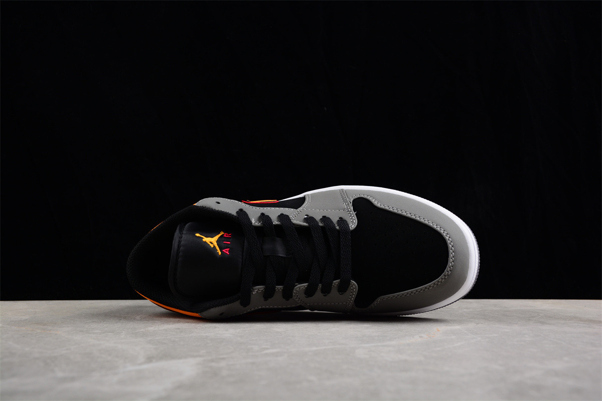 Air Jordan 1 Low  Black Orange  FN7308-008