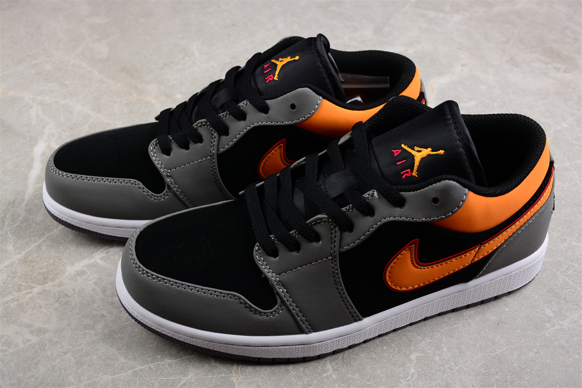 Air Jordan 1 Low  Black Orange  FN7308-008