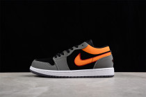 Air Jordan 1 Low  Black Orange  FN7308-008