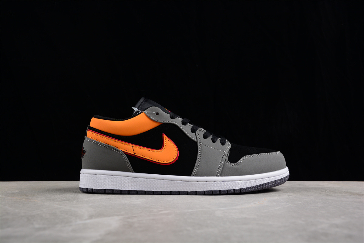 Air Jordan 1 Low  Black Orange  FN7308-008
