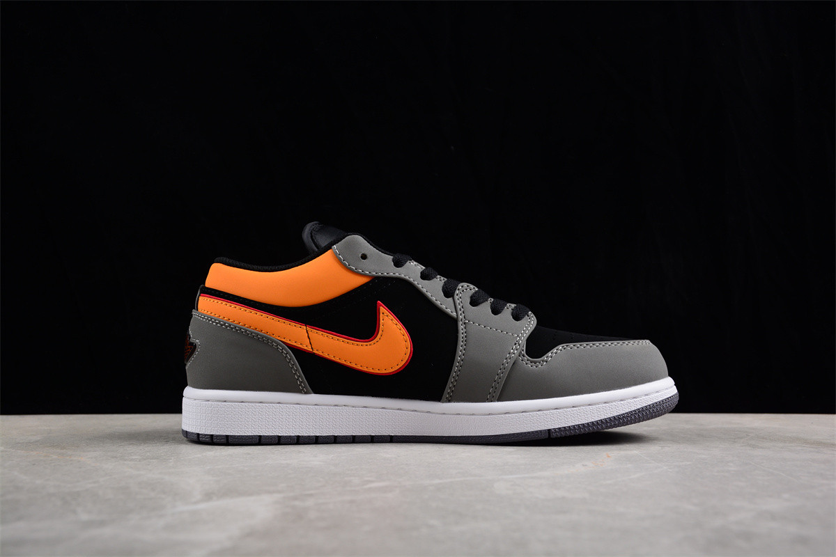 Air Jordan 1 Low  Black Orange  FN7308-008