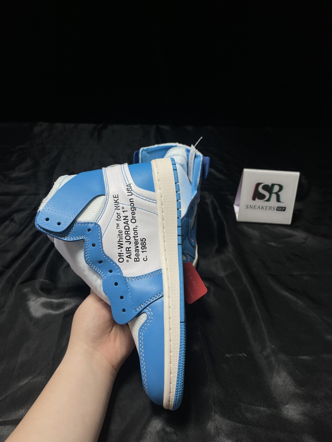 Jordan 1 Retro High Off-White University Blue AQ0818-148