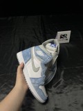 Jordan 1 Retro High Hyper Royal Smoke Grey (GS) 575441-402