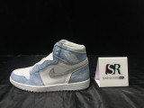 Jordan 1 Retro High Hyper Royal Smoke Grey (GS) 575441-402