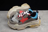 Bal*nci*ga Triple S Grey Red Blue (2018 Reissue) 512175 W09O2 4365