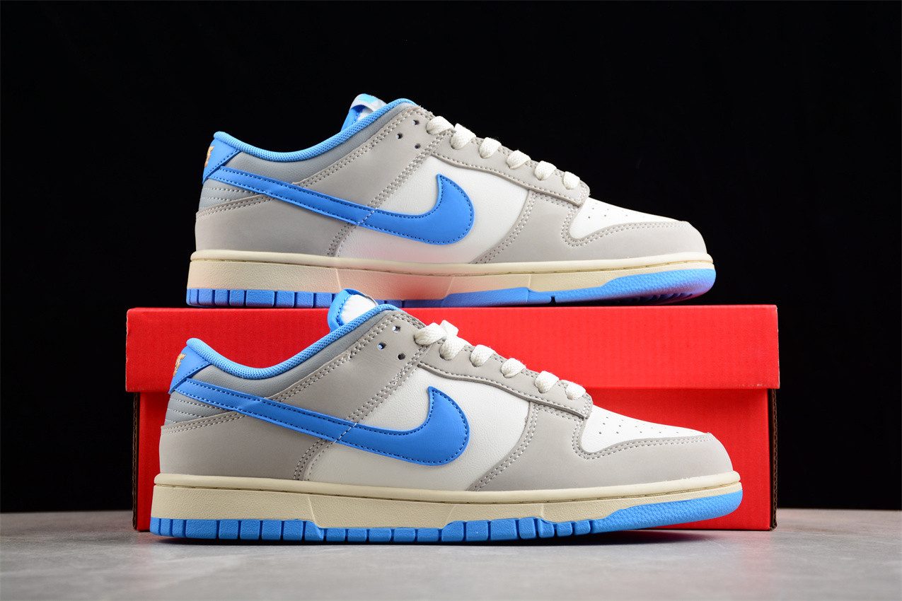 Nike Dunk Low Athletic Department Light Smoke Grey University Blue FN7488-133