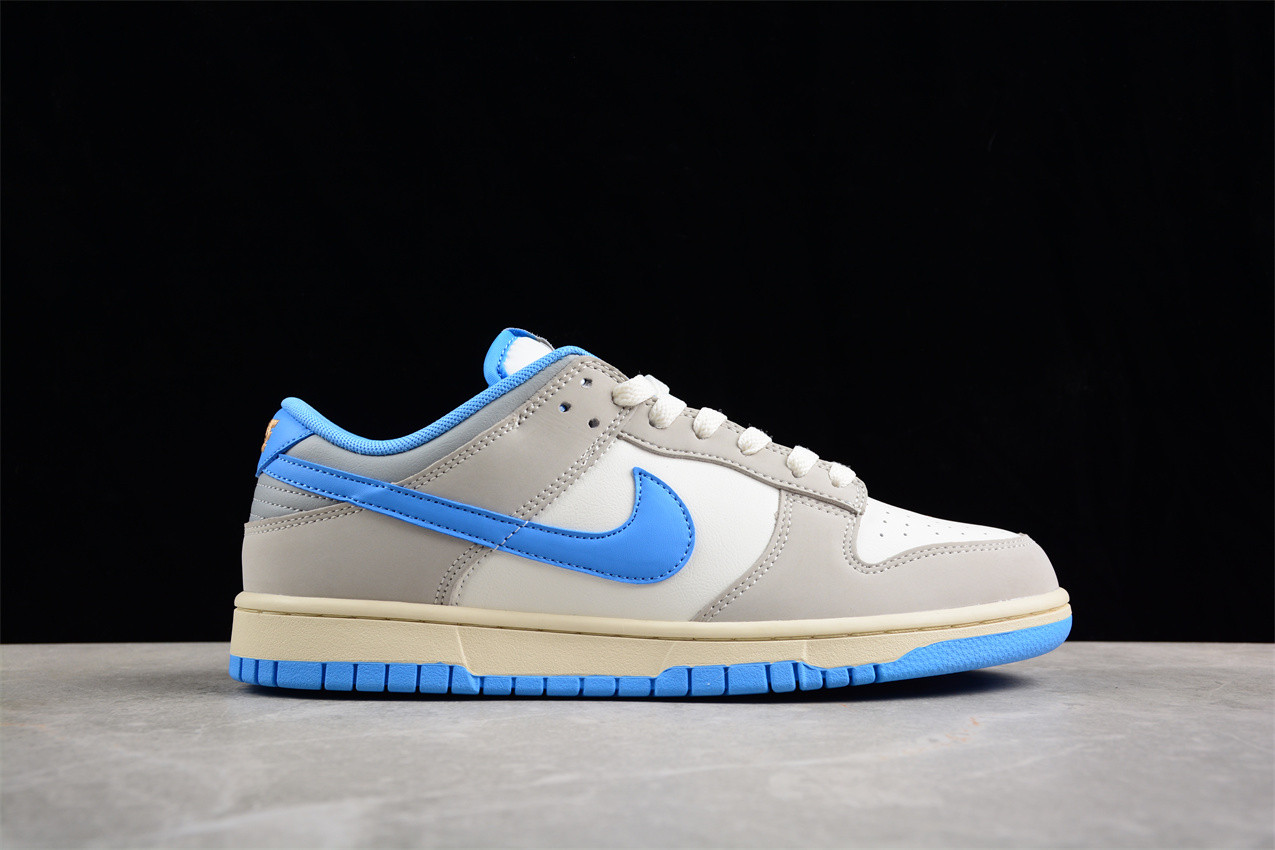 Nike Dunk Low Athletic Department Light Smoke Grey University Blue FN7488-133