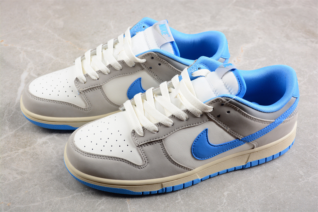 Nike Dunk Low Athletic Department Light Smoke Grey University Blue FN7488-133