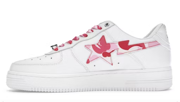 A Bathing Ape Bape Sta Low White ABC Camo Pink (2021)  1H20191045-PNK