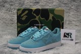 A Bathing Ape Bape Sta Blue Suede 1H70-191-004