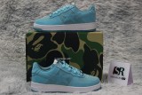 A Bathing Ape Bape Sta Blue Suede 1H70-191-004