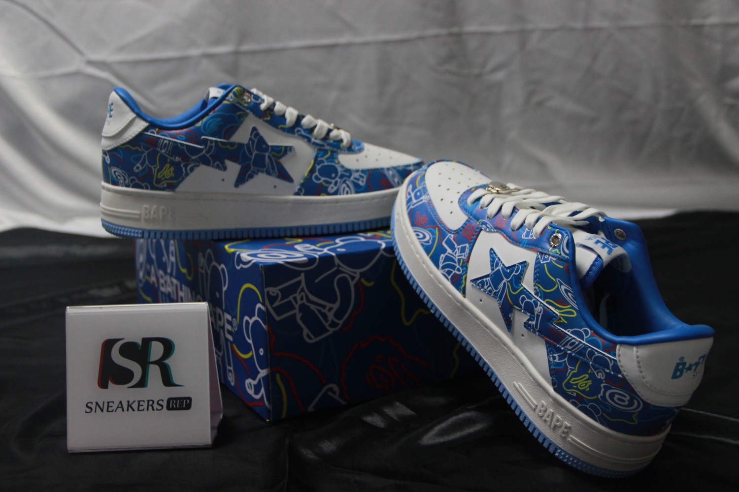 A Bathing Ape Bape Sta Medicom Toy Bearbrick Camo Blue  1H73191913-BLU/1H73-291-911