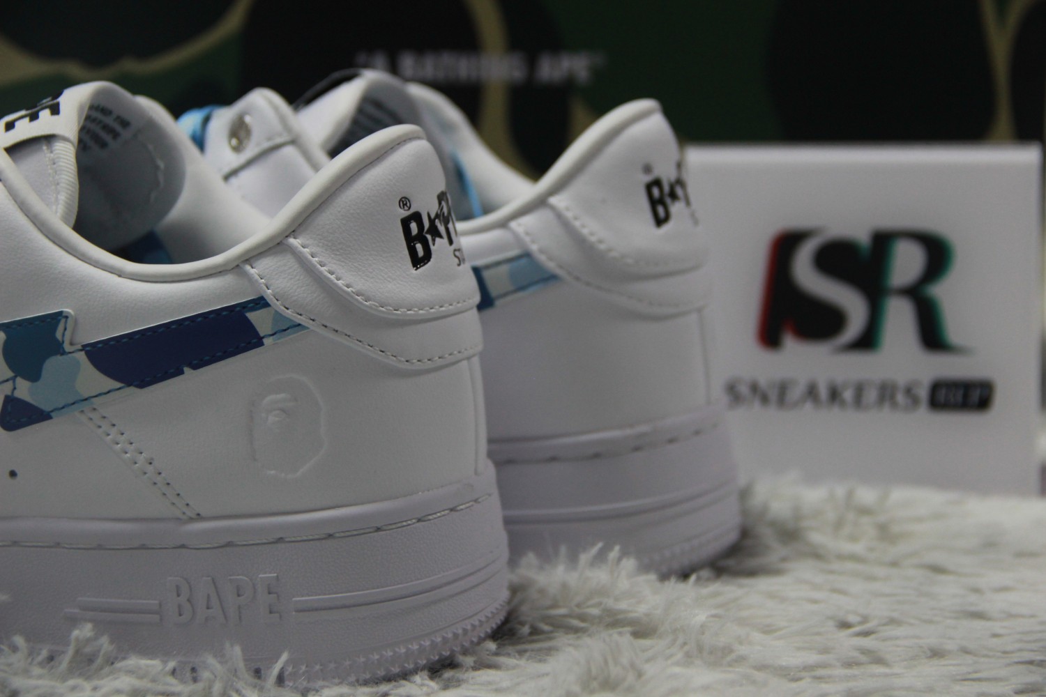 A Bathing Ape Bape Sta Low ABC Camo White Blue (2022)  1I70191005-BLU/1I70291004-BLU/001FWI701005-BLU