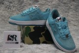 A Bathing Ape Bape Sta Blue Suede 1H70-191-004