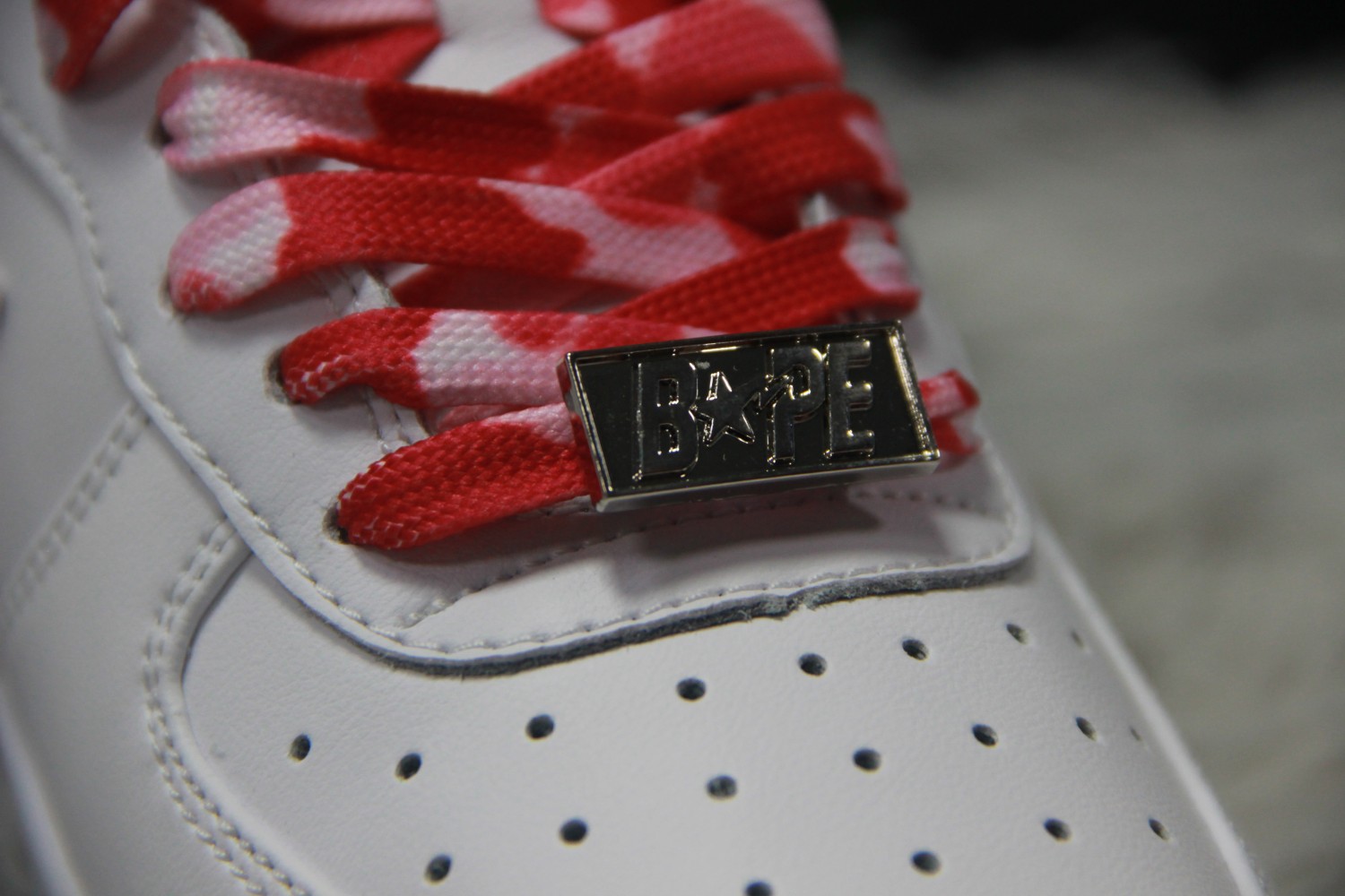 A Bathing Ape Bape Sta Low White ABC Camo Pink (2021)  1H20191045-PNK