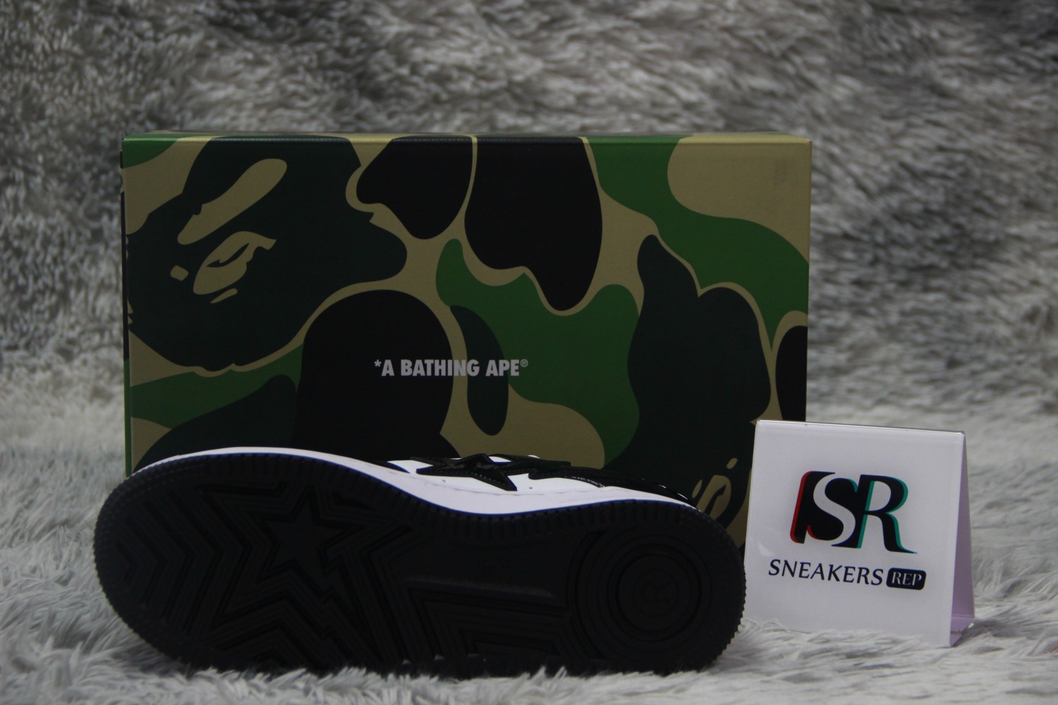 A Bathing Ape Bape Sta Low Black 001FWH701001_BLK_A